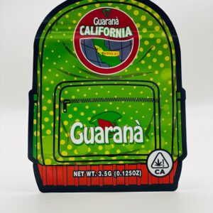 50 Guarana 3.5-gram empty Mylar bags