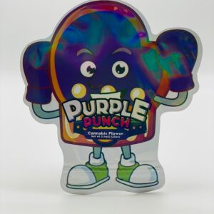 50 Purple Punch 3.5-gram empty Mylar bags