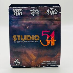 50 Studio 54  3.5-gram empty Mylar bags