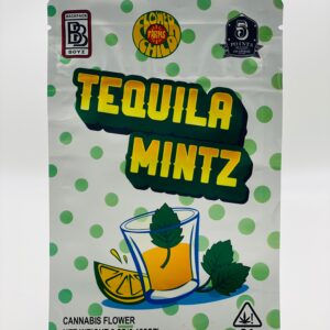 50 Tequila Mintz 3.5-gram empty Mylar bags