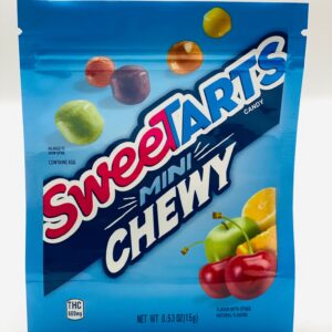 50 Sweet Tarts Chewy 3.5-gram empty Mylar bags