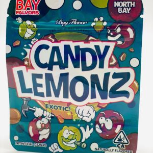 50 Candy Lemonz 3.5-gram empty Mylar bags