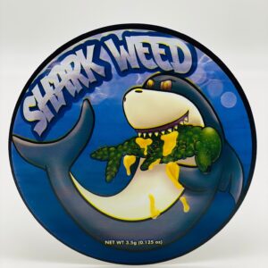 50 Shark weed 3.5-gram empty Mylar bags