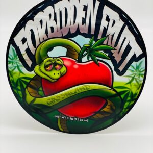 50 Forbidden Fruit 3.5-gram empty Mylar bags