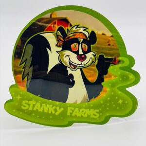 50 Stanky Farms 3.5-gram empty Mylar bags