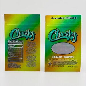 Chuckles Gummy Worms Empty Bags 3.5 gram