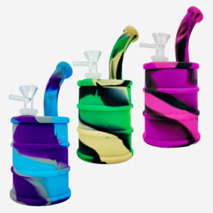 Oil Barrel Silicone Waterpipe