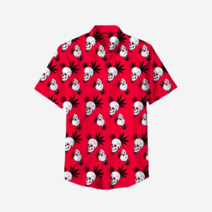 [5 Units] Red Skull Leaf Shirt Pack