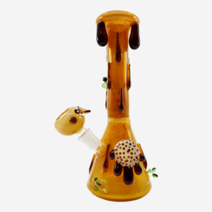 7″ Drippy Honeybee Beaker Bong