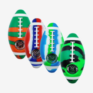  4″ Silicone Football Smoking Pipe