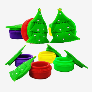 9ml Christmas Tree Silicone Jar[20 pieces per box]