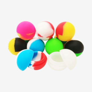 5.6ml Sphere Ball Silicone Container Assorted Color[100 pieces per box]